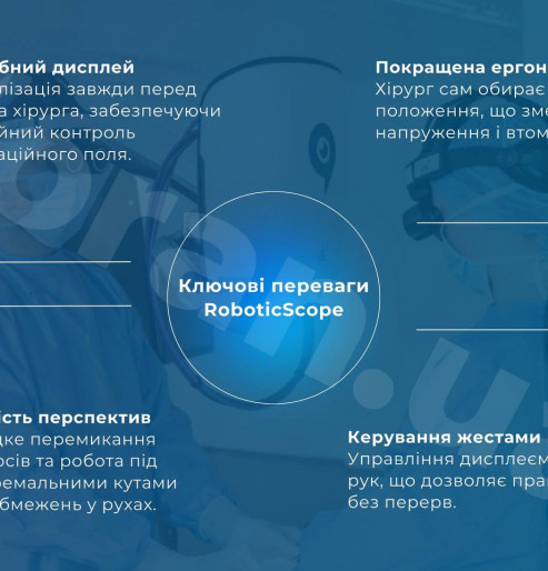 Операційний мікроскоп RoboticScope з роботизованою системою
